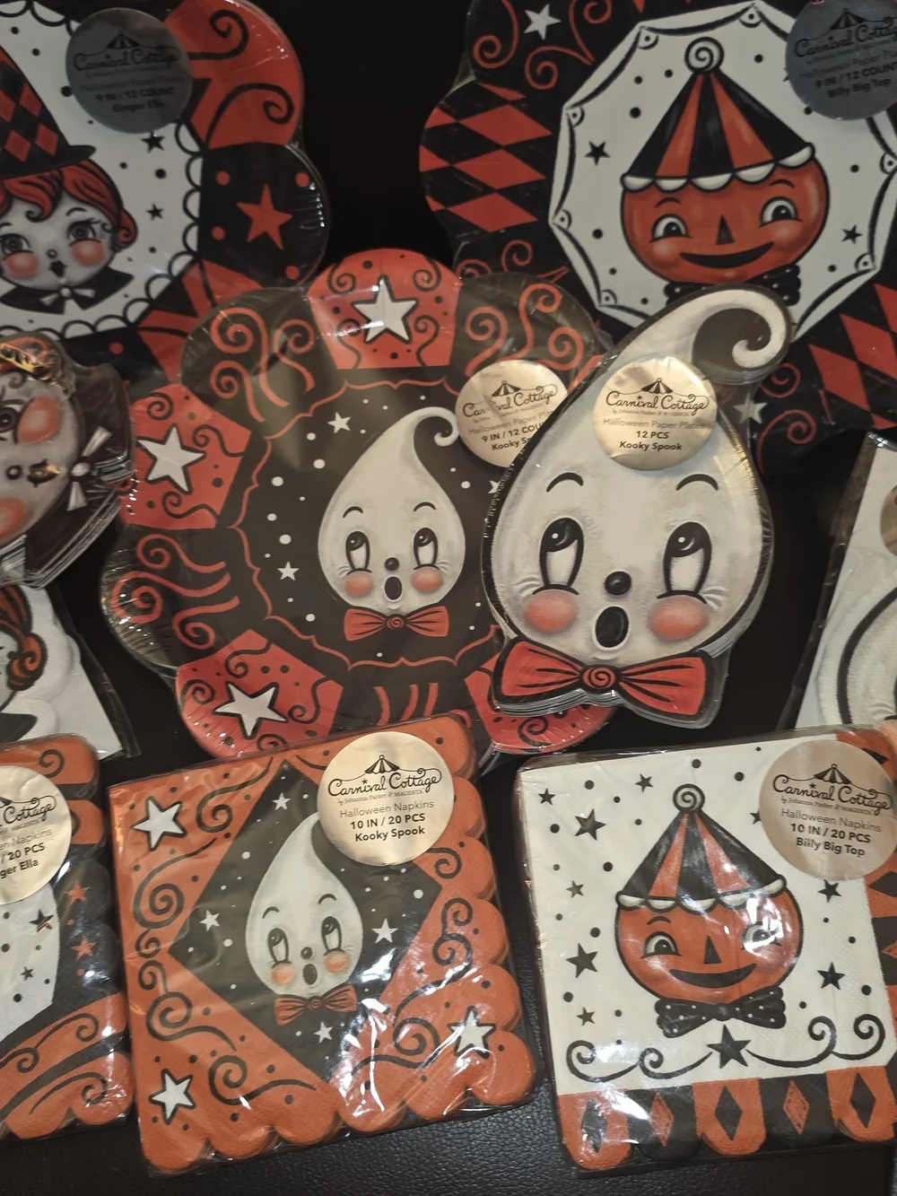Johanna Parker Halloween Paper Linen set-10 Piece Lot HARD TO FIND